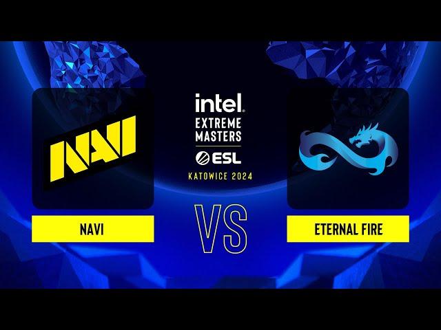 NaVi vs. Eternal Fire - Map 1 [Nuke] - IEM Katowice 2024 - Group A