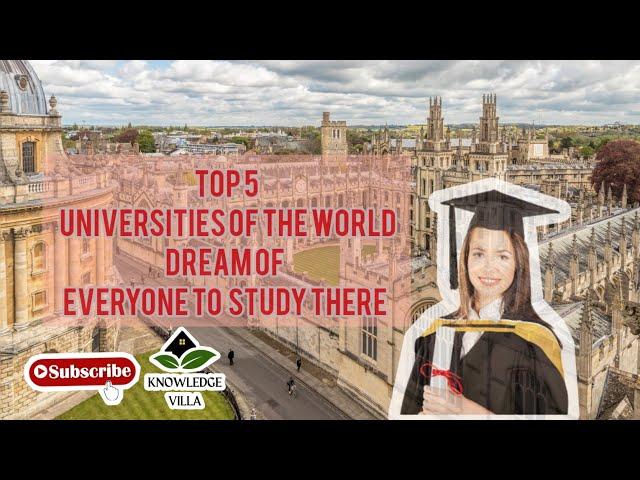 top 5 universities of the world|knowledge villa|22_11_22|#knowledge  #university #unitedstates