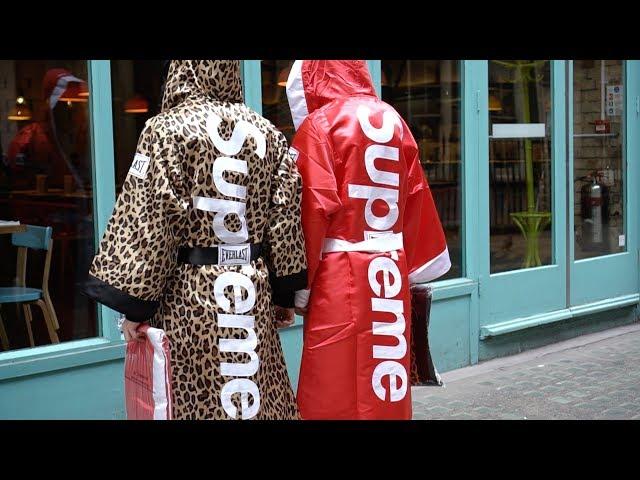 SUPREME WEEK 12 - Boxing Robe + Champion Jacket - FW17 drop