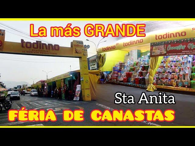 FERIA DE CANASTAS NAVIDEÑAS |  Mercado productores Santa Anita 