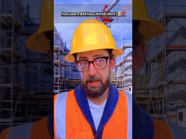 Part 94 | How Does A $49/Hour Worker Work #workers #work #job #construction #viralvideo #shorts