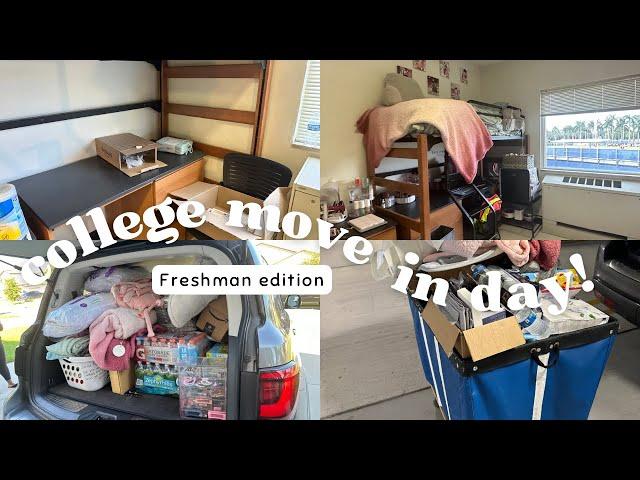 COLLEGE MOVE-IN DAY + DORM TOUR 2023! | @ Nova Southeastern University (freshman year)