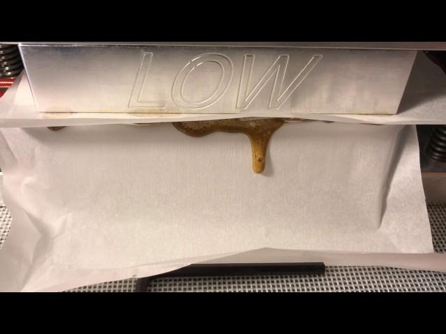 22g Flower Rosin press with low temp plates