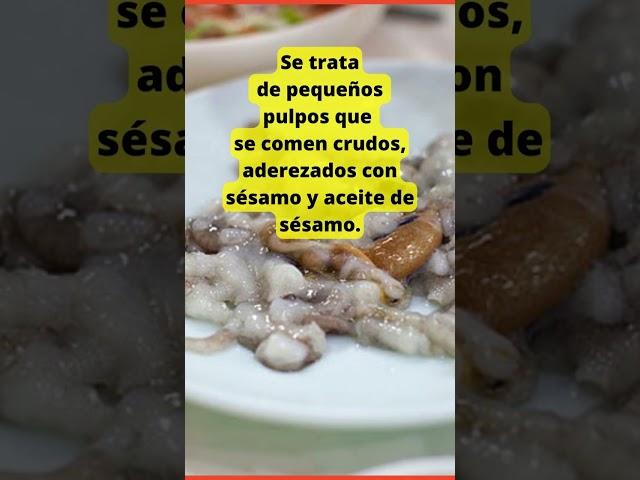 Pulpo (Sannakjit). Comidas más raras del mundo: Curiosidades gastronómicas  #comida  #short