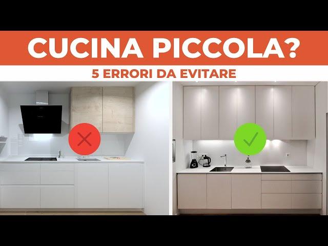 CUCINA PICCOLA: 5 errori da evitare | Consigli dell’Architetto