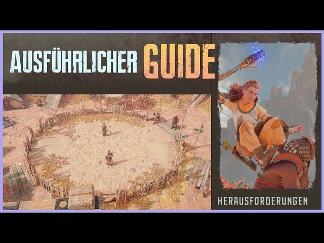 Alle Nahkampf Herausforderungen - Ausführlicher Guide - Horizon Forbidden West Fortdauern bezwungen