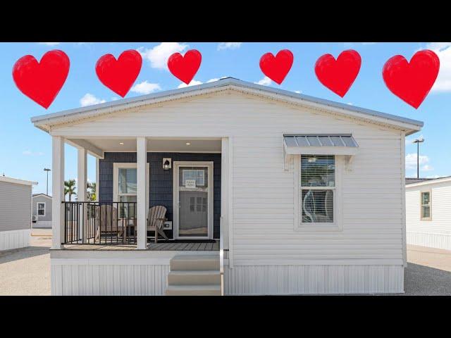 NEW "smaller" multi-section mobile home with all the bells and whistles! Prefab House Tour