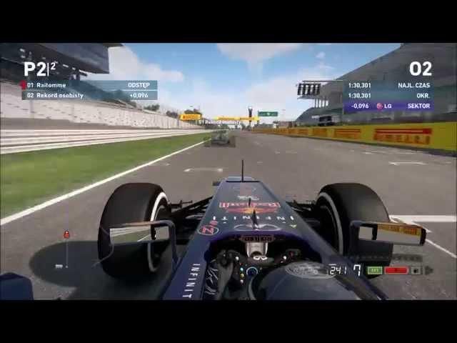 F1 2013 Suzuka setup & hot lap 1:30:301