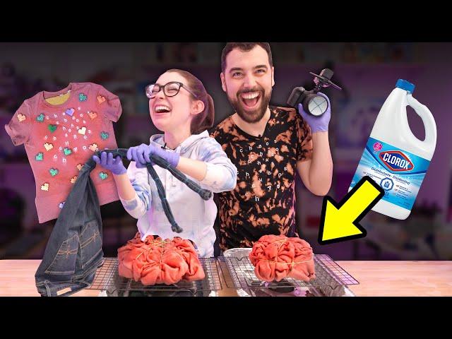 Trying 10 Weird Tie Dyes (4 look disgusting)