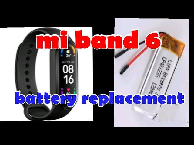 xiaomi mi band6 battery replacement | mi band 6 disassembly