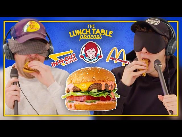 Can We Guess The Burger While Blindfolded? | The Lunch Table #11