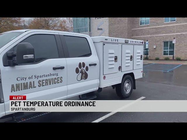 Spartanburg police ask pet owners not to leave animals in the cold