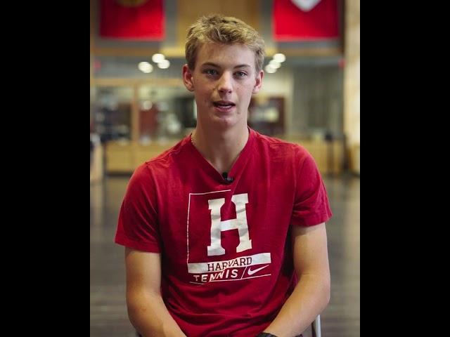 Harvard Men's Tennis First-Year Cooper Williams: Feature Video