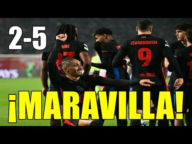 ESTRELLA ROJA 2-5 BARÇA | ¡QUÉ MARAVILLA! | DOBLETE LEWANDOWSKI HATTRICK ASISTENCIAS KOUNDÉ