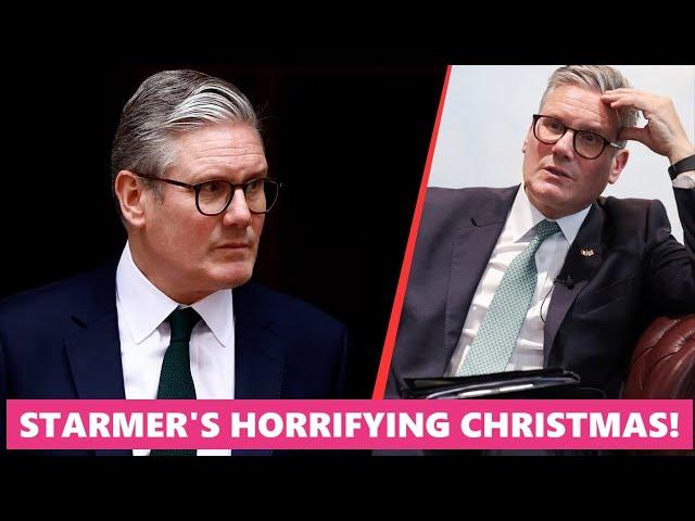 Keir Starmer receives horrifying Christmas Gift as he jets off on holiday