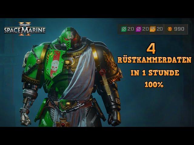 4 RüstkammerDaten in 1 Stunde - 100% Save - Tipps & Tricks | Warhammer 40k Space Marines 2