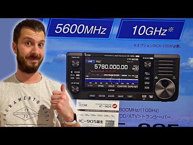 NEW Icom IC-905 VHF/UHF/SHF FIRST LOOK! 144MHz-10GHz