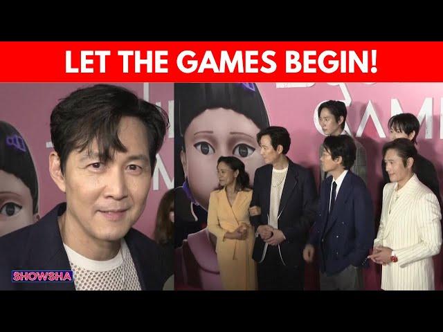 Squid Game Grand Finale: Lee Jung-Jae, Lee Byung-Hun & MORE Attend Grand Premiere In New York I N18G