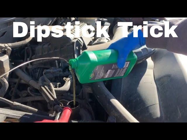 No Funnel No Problem - Dipstick Oil Pour