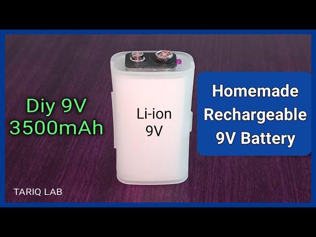 Making rechargeable 9v battery