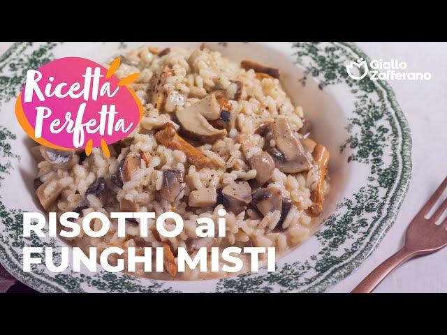 RISOTTO ai FUNGHI MISTI RISULTATO CREMOSO e SAPORITO