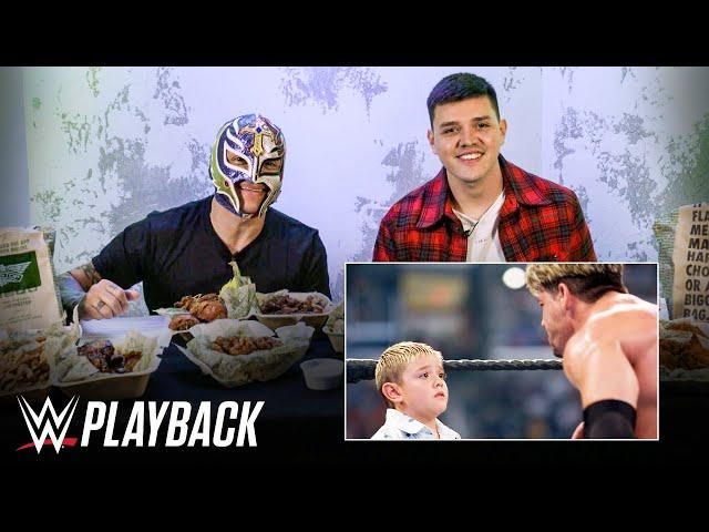 Rey Mysterio and Dominik react to infamous SummerSlam 2005 Ladder Match: WWE Playback