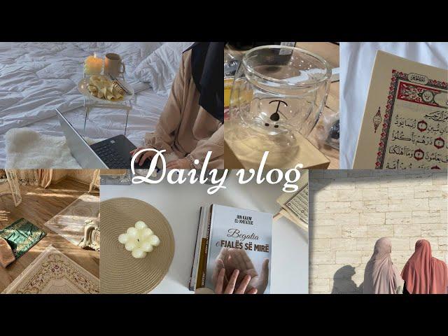 DAILY VLOG I Life of a muslimah - islamic studies, free day, cooking, spending time alone.