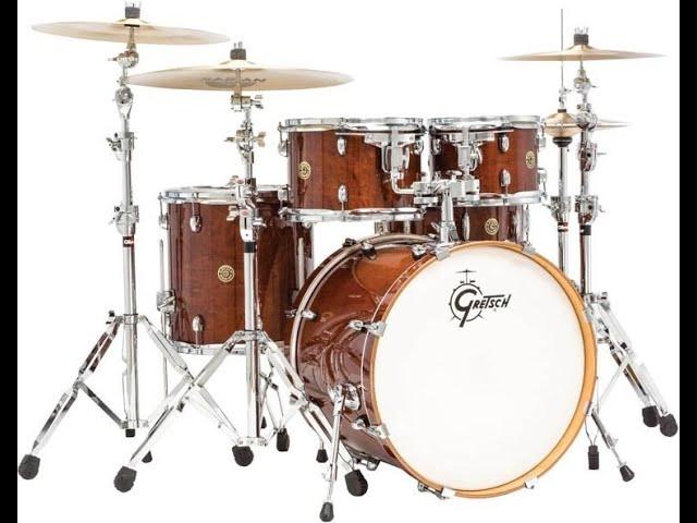 NEW KIT!!!! Time Lapse of Gretsch Catalina Maple Set Up