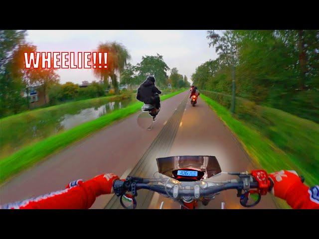 IK REED 108km/u ! TOP SPEED BETA RR 50 | WHEELIES | Brommervlog #9 | Onboard GoPro