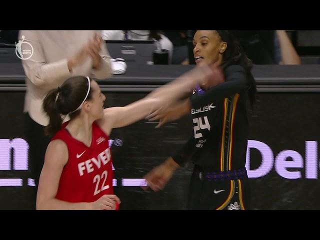 Caitlin Clark and DeWanna Bonner exchange words after no-call  | WNBA on ESPN