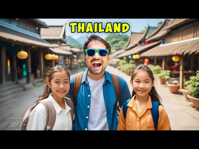 I Spend 24 Hours In Thai Village - Another Side Of Thailand 