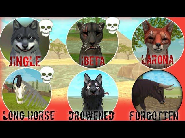 All Wildcraft creepy pastas jingle larona ibeta long horse drowned wolf all ghosts in wildcraft