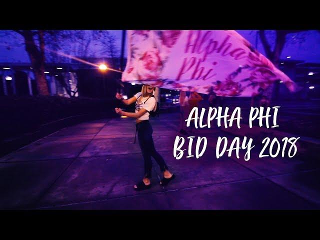 Alpha Phi Chico State BId day 2018