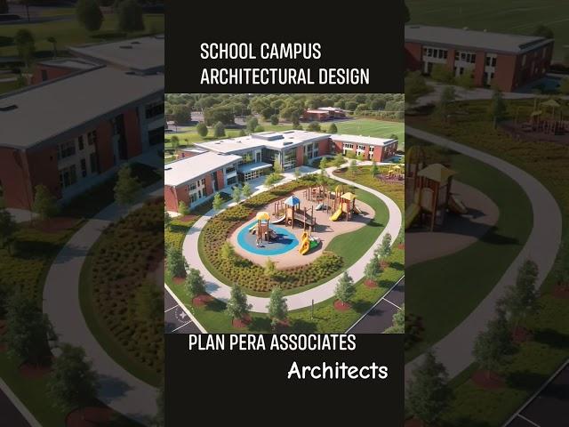 School campus planning and design.#school #students #viral #architecture #planperaassociates