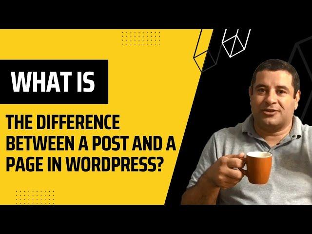 What is the Difference Between a Post and a Page in WordPress?