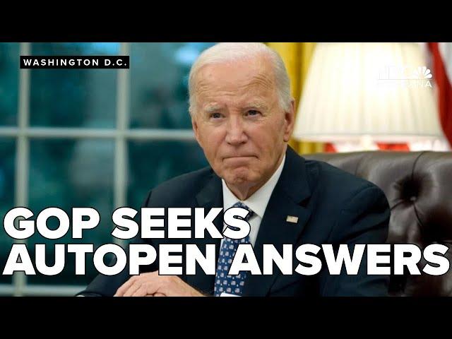 GOP presses for answers on Biden's use of autopens as Democrats boycott hearing