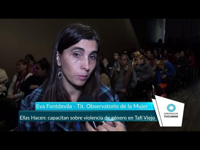 Ellas Hacen: capacitan sobre violencia de género en Tafí Viejo - Tucumán Gobierno