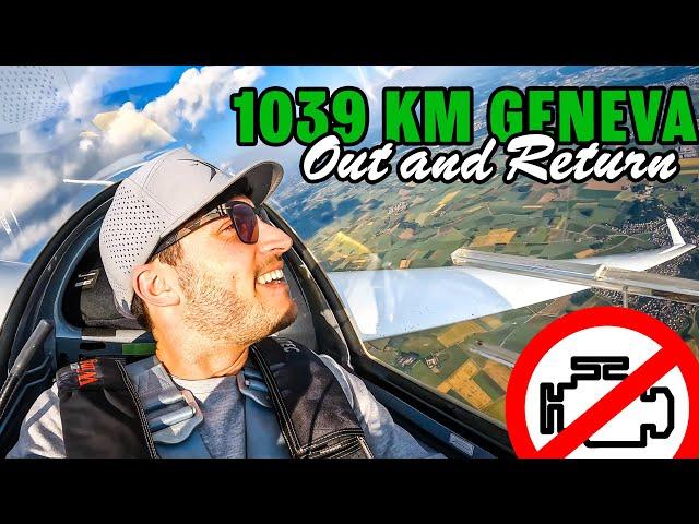 903 KM Out and Return Flight to Geneva | LS3 WL