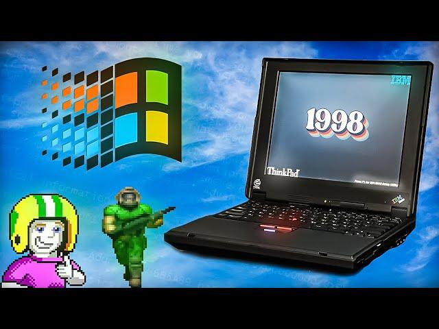 Топовый Ноутбук из 1998 года IBM ThinkPad 390E Ностальгия Windows 98!