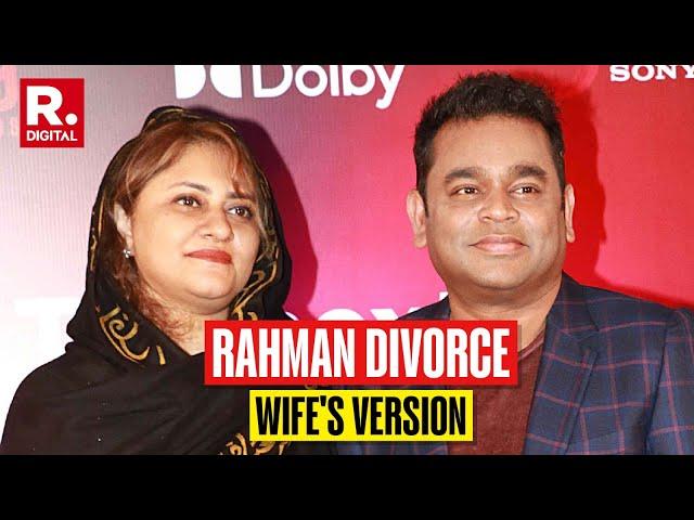 AR Rahman Divorce: Infidelity, Boredom Or More Reason For Split? Wife's Version