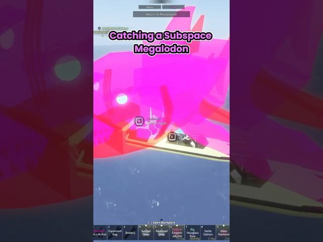 Catching a Subspace Megalodon #fisch #roblox