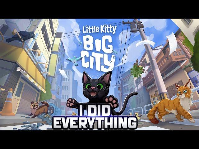 I did EVERYTHING in Little Kitty Big City