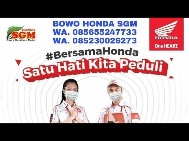 MOTOR HONDA TERBARU 2022 ||  BOWO HONDA SGM BOJONEGORO wa.085655247733