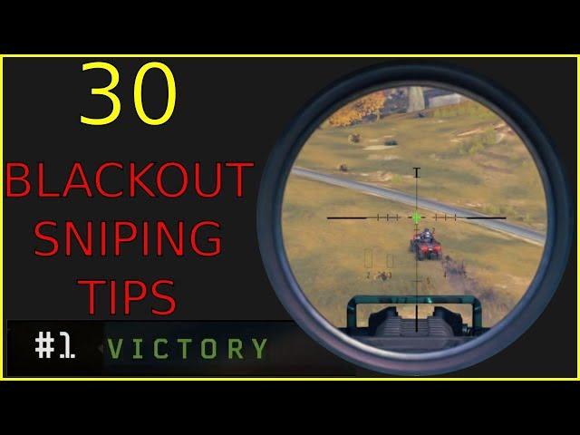 Blackout Sniper Tips and Tricks (30 tips!)