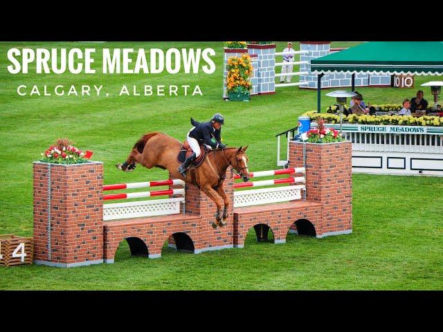 Spruce Meadows Show Jumping - 4K - Calgary, Alberta CANADA | Horse Jumping | Equestrian