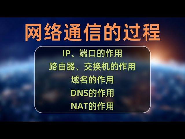 节点搭建系列(1)：网络通信的基本过程，访问网站到底发生了什么事情？详细解析DNS原理