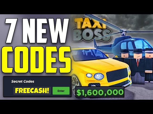 *NEW* TAXI BOSS CODES IN AUGUST 2024 | TAXI BOSS CODES 2024 | TAXI BOSS CODE | CODES FOR TAXI BOSS