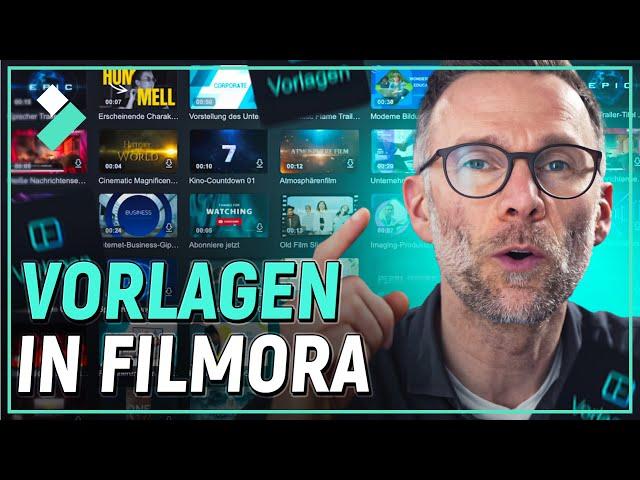 Vorlagen in Filmora | Wondershare Filmora Tutorial