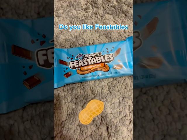 I just got Feastables in Peanut butter Flavour #mrbeast #feastables #chocolate late