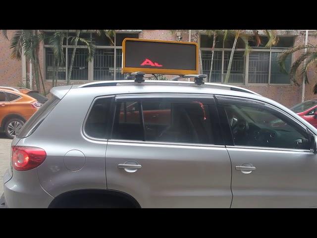 Signic P3 Taxi Top LED Display,Taxi Roof Led Display with light weight and 3G,GPS,WIFI function